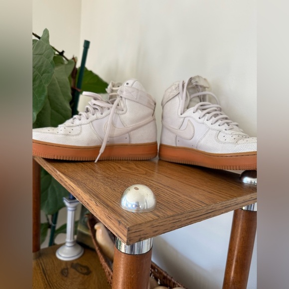 Nike Air Force 1 Hi SE  Phantom Iron Ore 860544-001 Women Sz 9 Retro Shoes - Picture 4 of 7